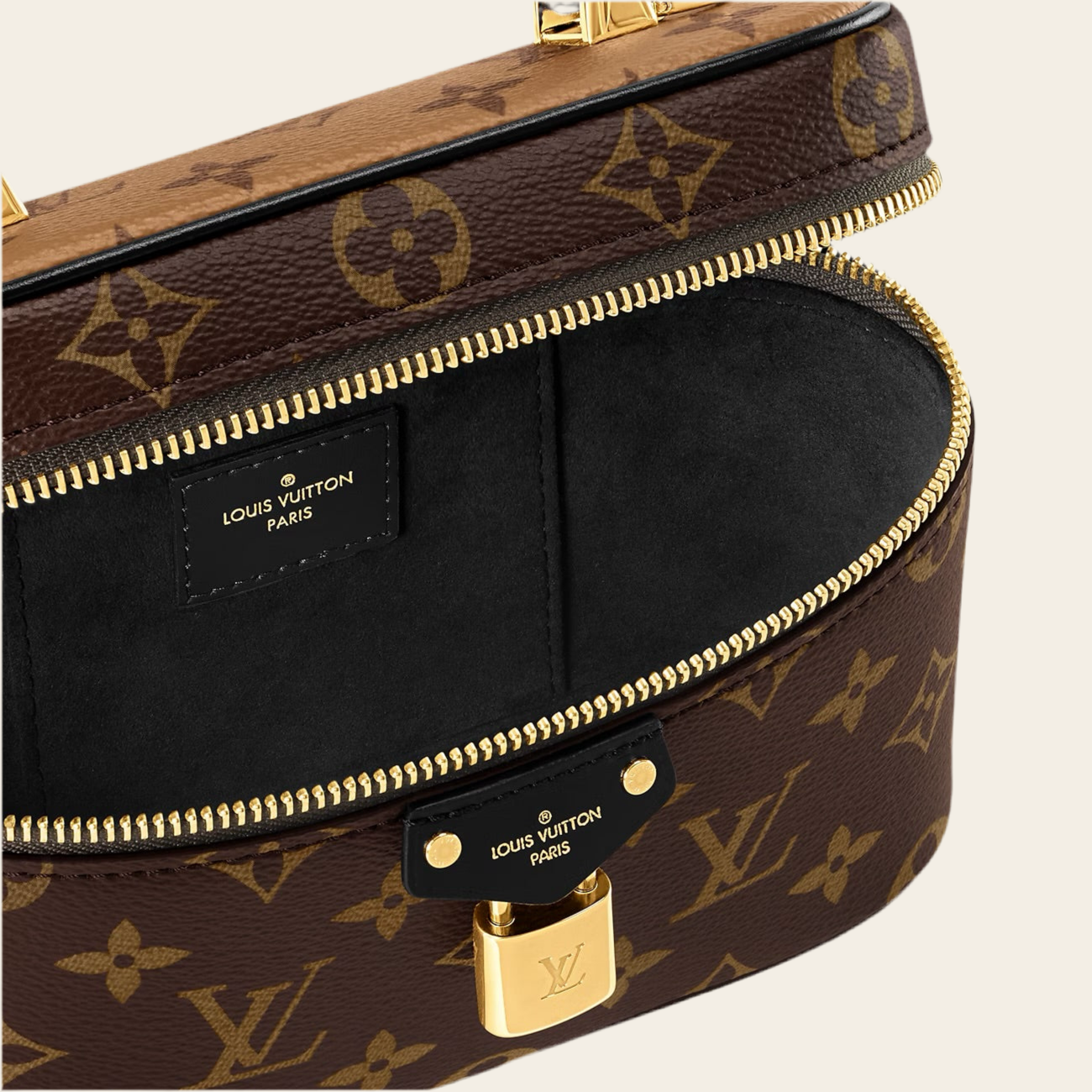 L LOGO VANITY BAG