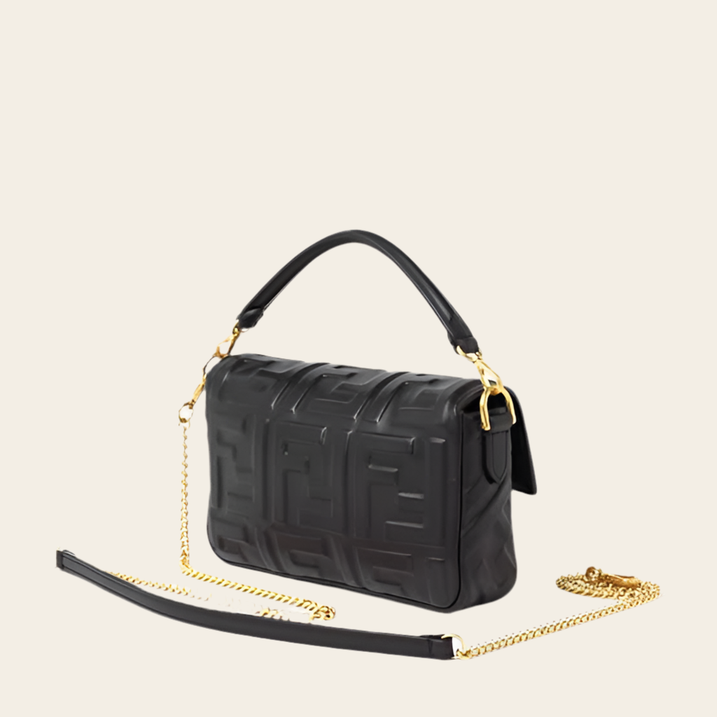 F LOGO BAG BLACK