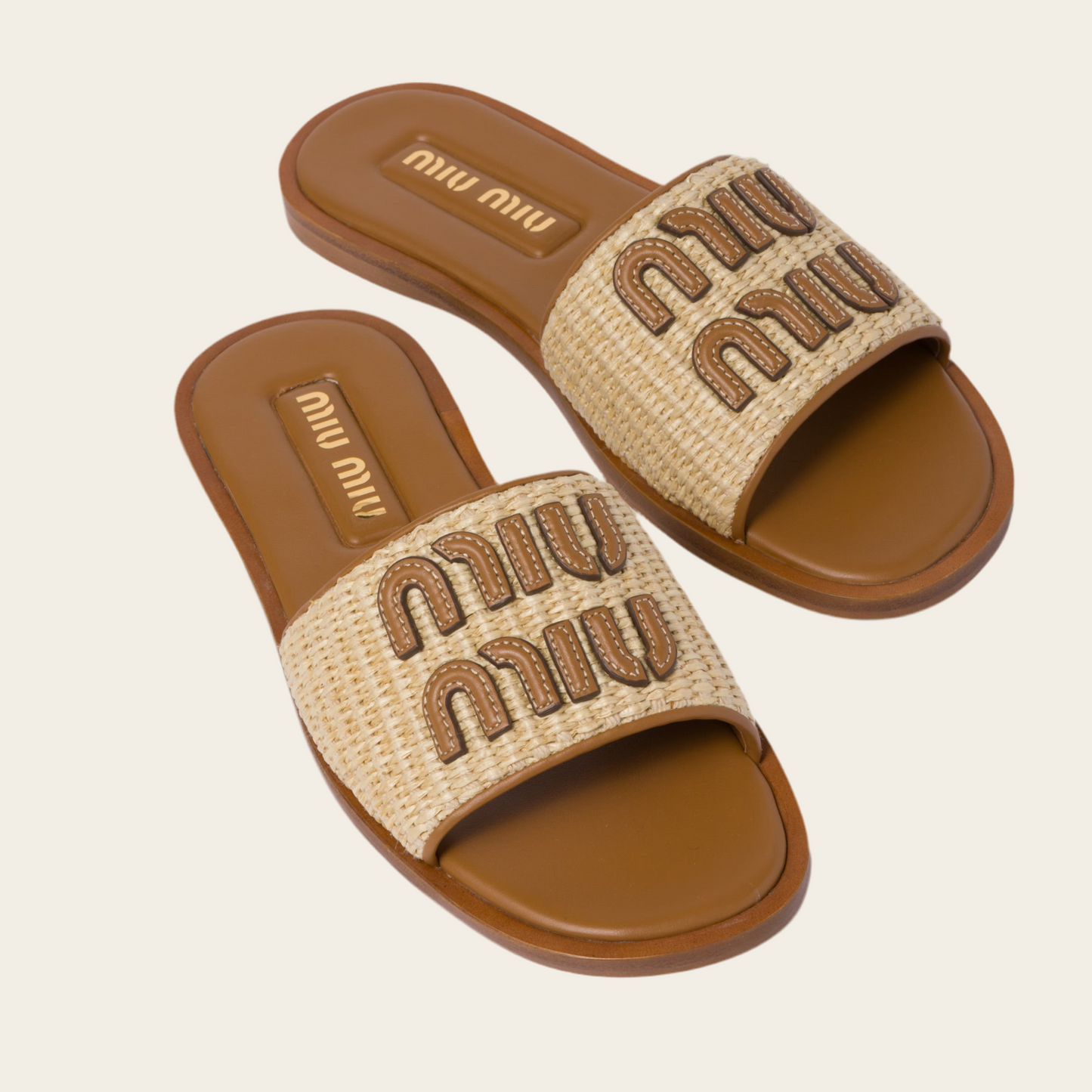 M LOGO SLIDES BROWN