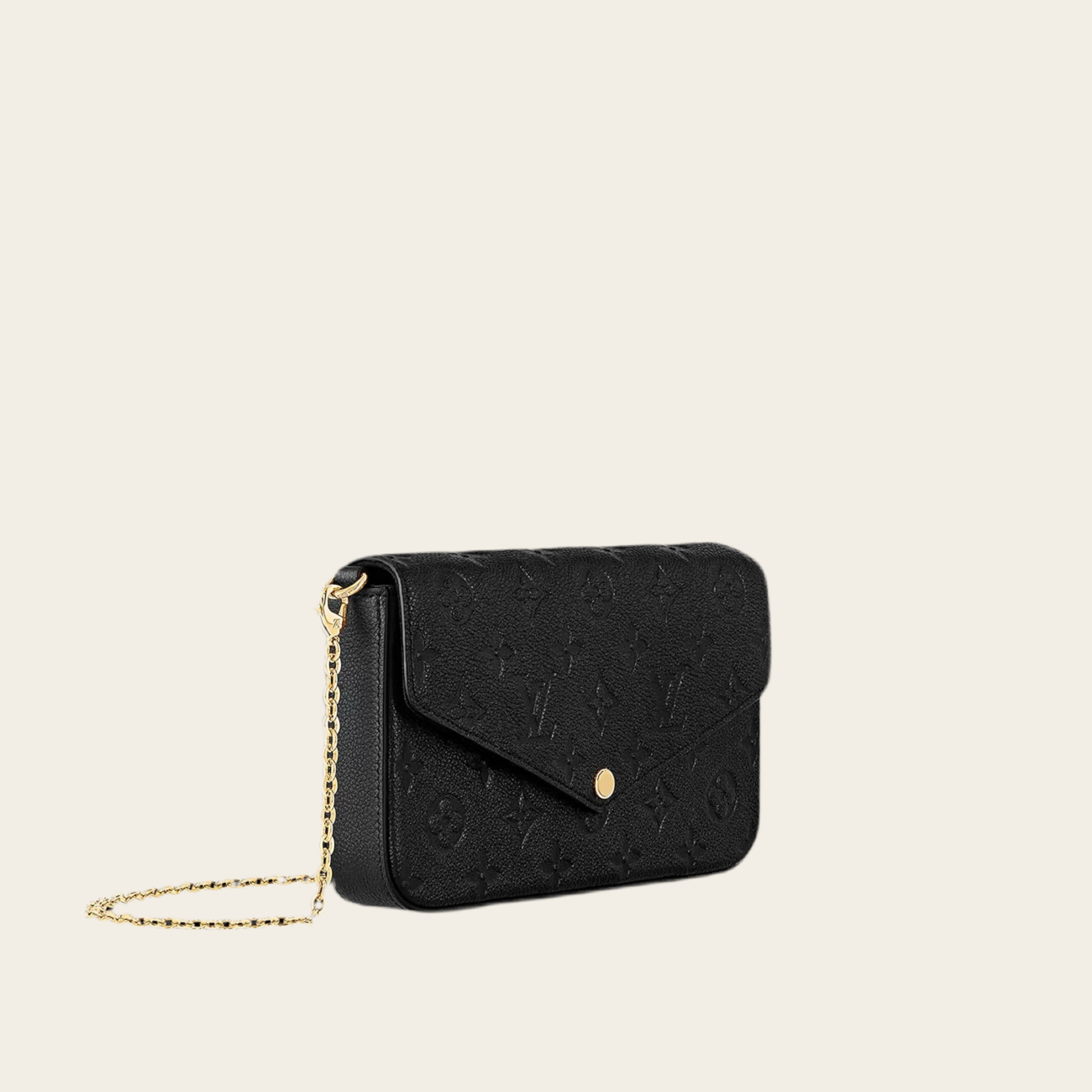 L LOGO PURSE BAG BLACK