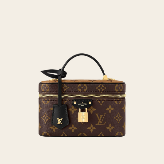 L LOGO VANITY BAG