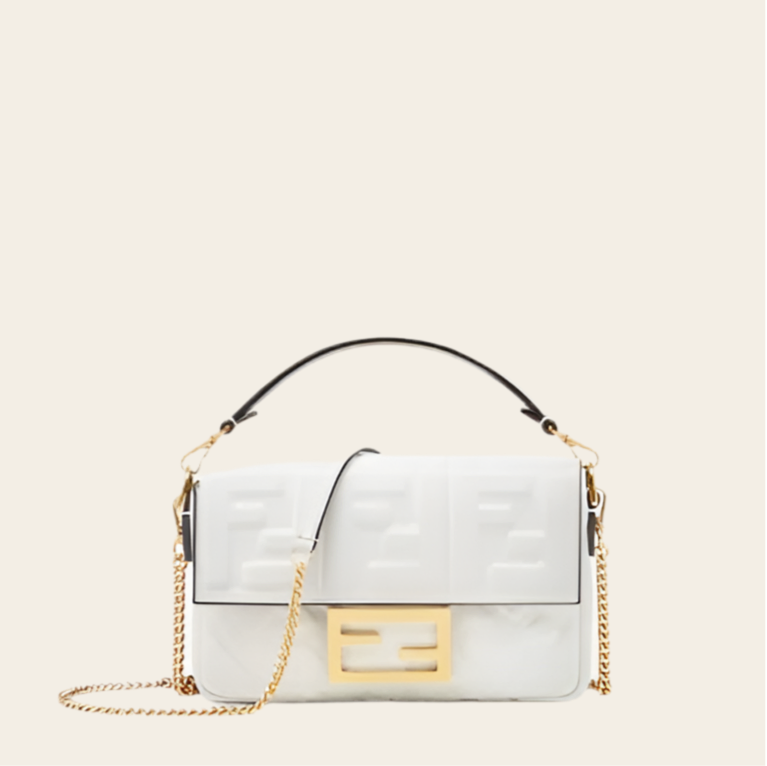 F LOGO BAG WHITE
