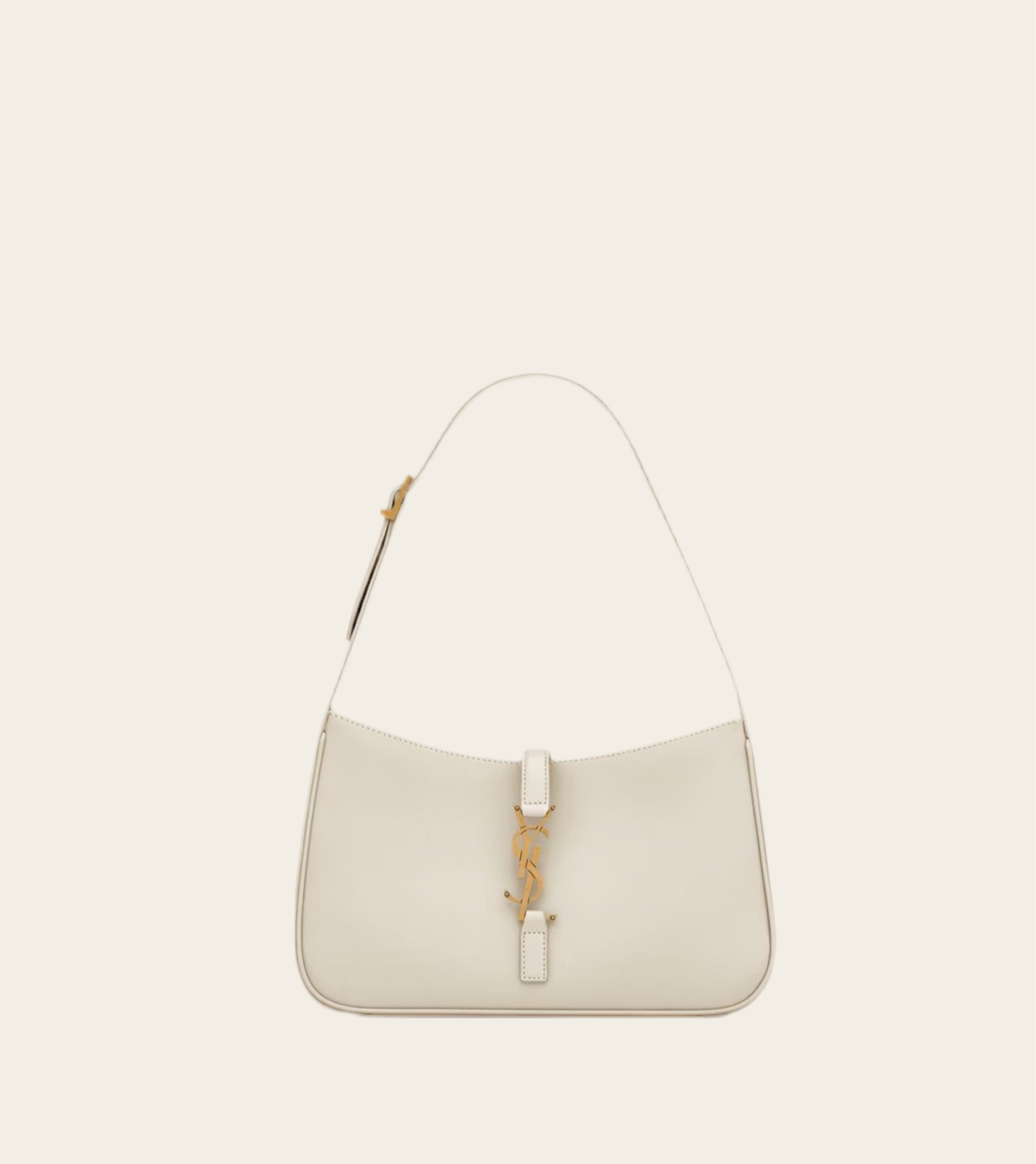 YS LOGO SHOULDER BAG WHITE