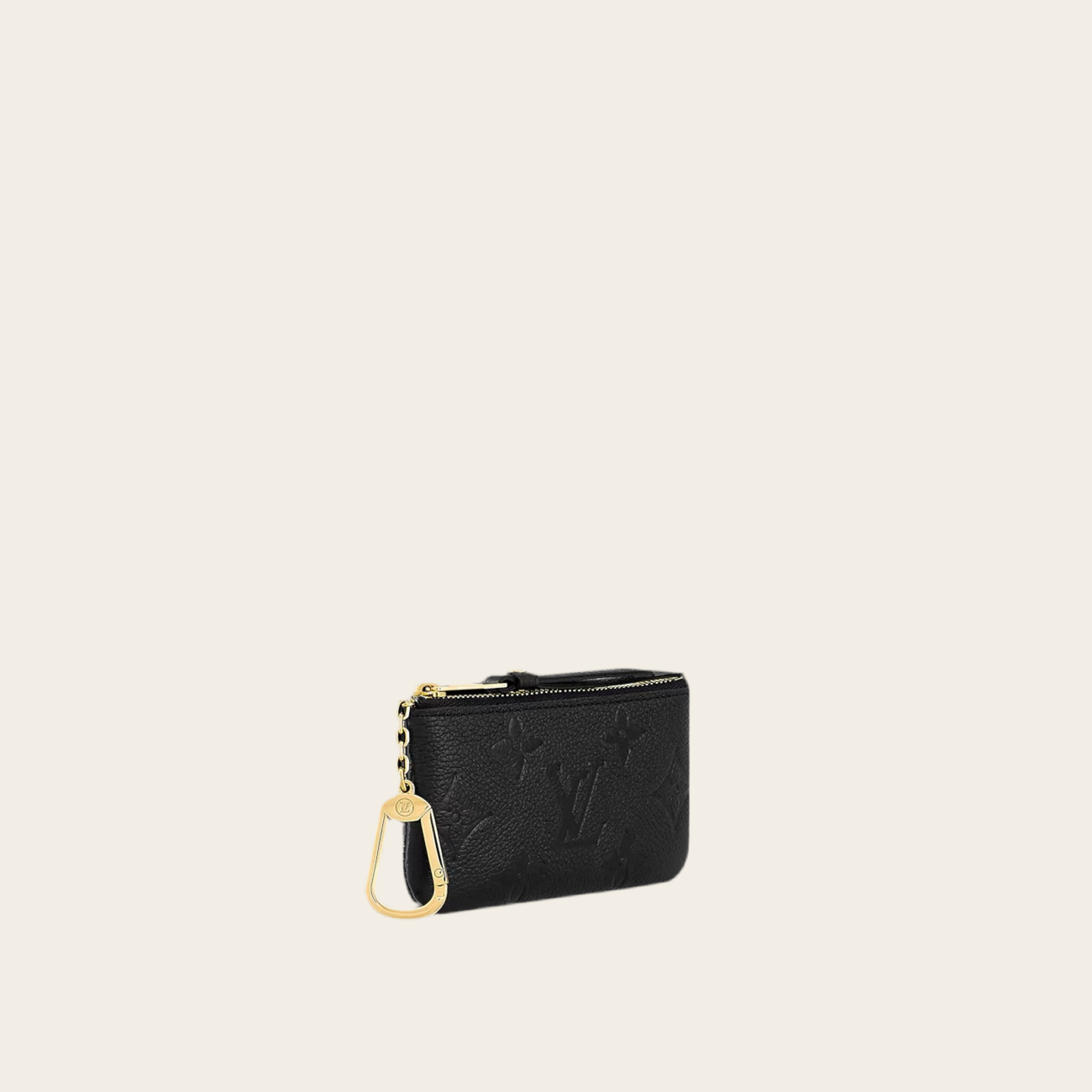 L LOGO KEY POUCH BLACK